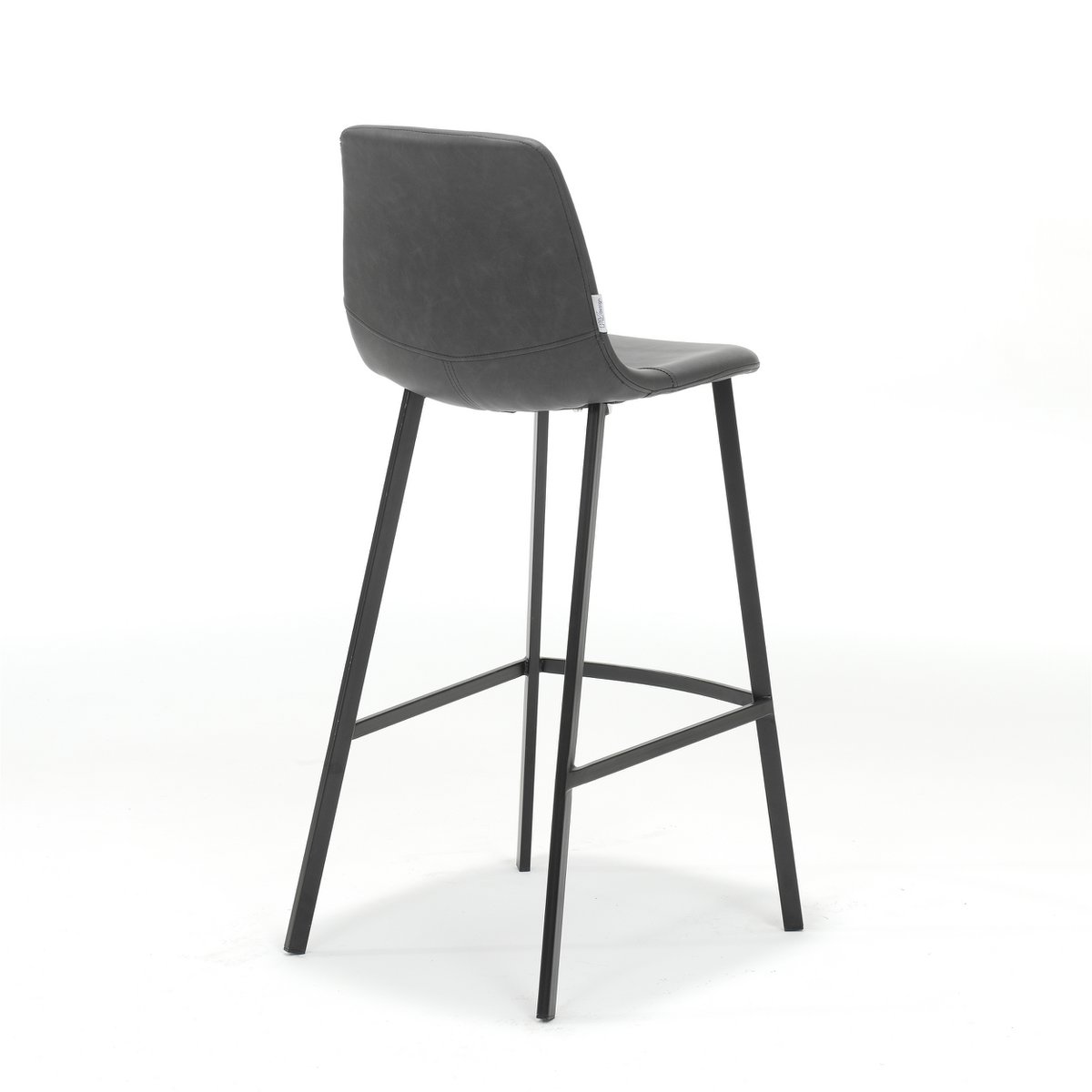 Barstool bari tela negra vintage negro