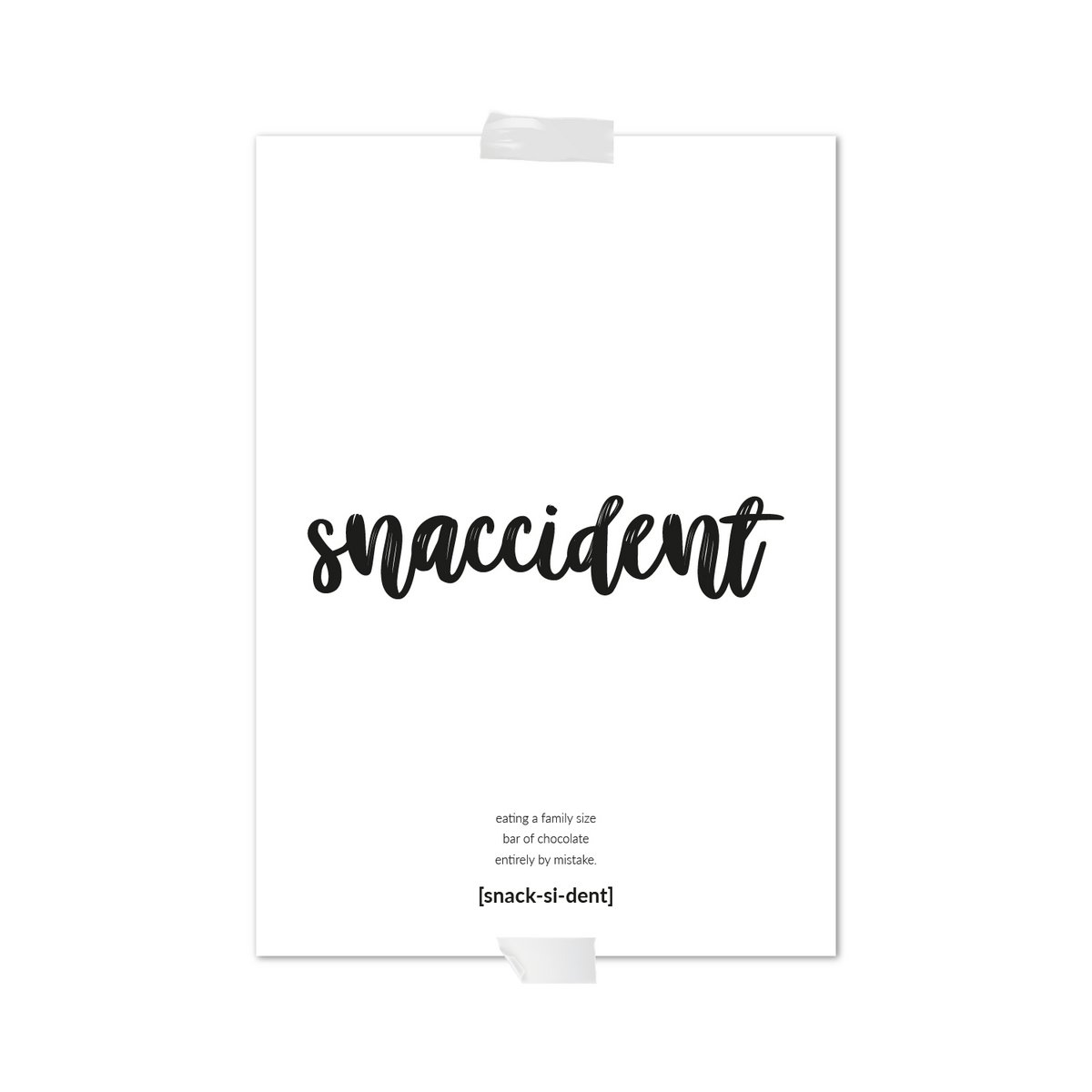 Accident | Poster (A3)