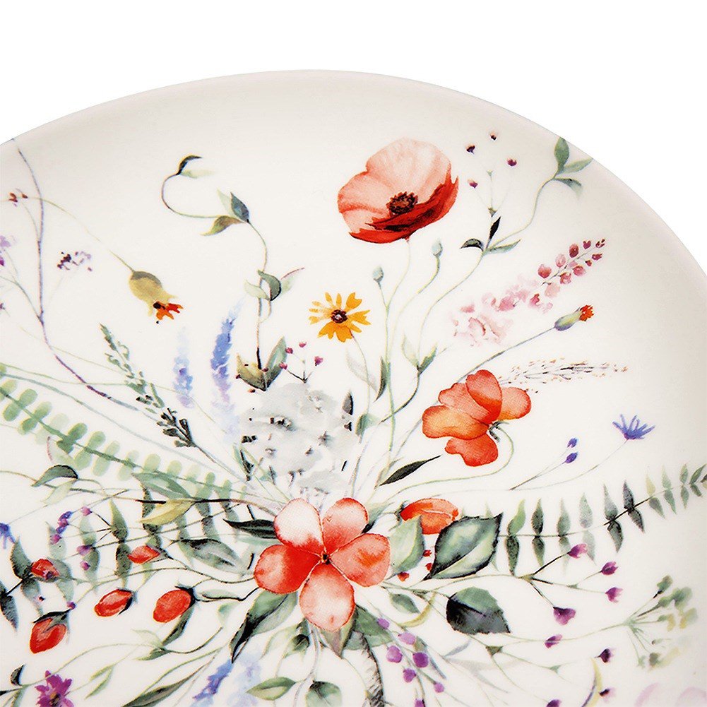 Dessertplaat porselein Poppy 20,5 cm