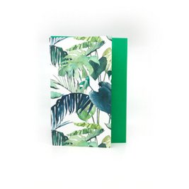 Carte et vase en un - Grand - Feuilles botaniques