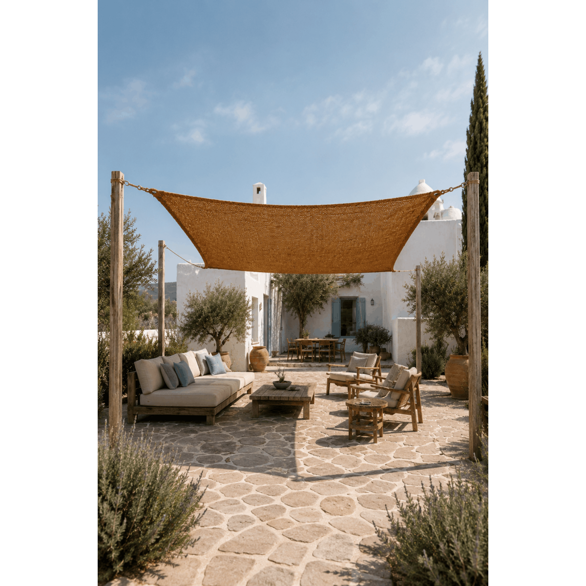 De Coco Shade Rechthoekig - Naturel - 500x300