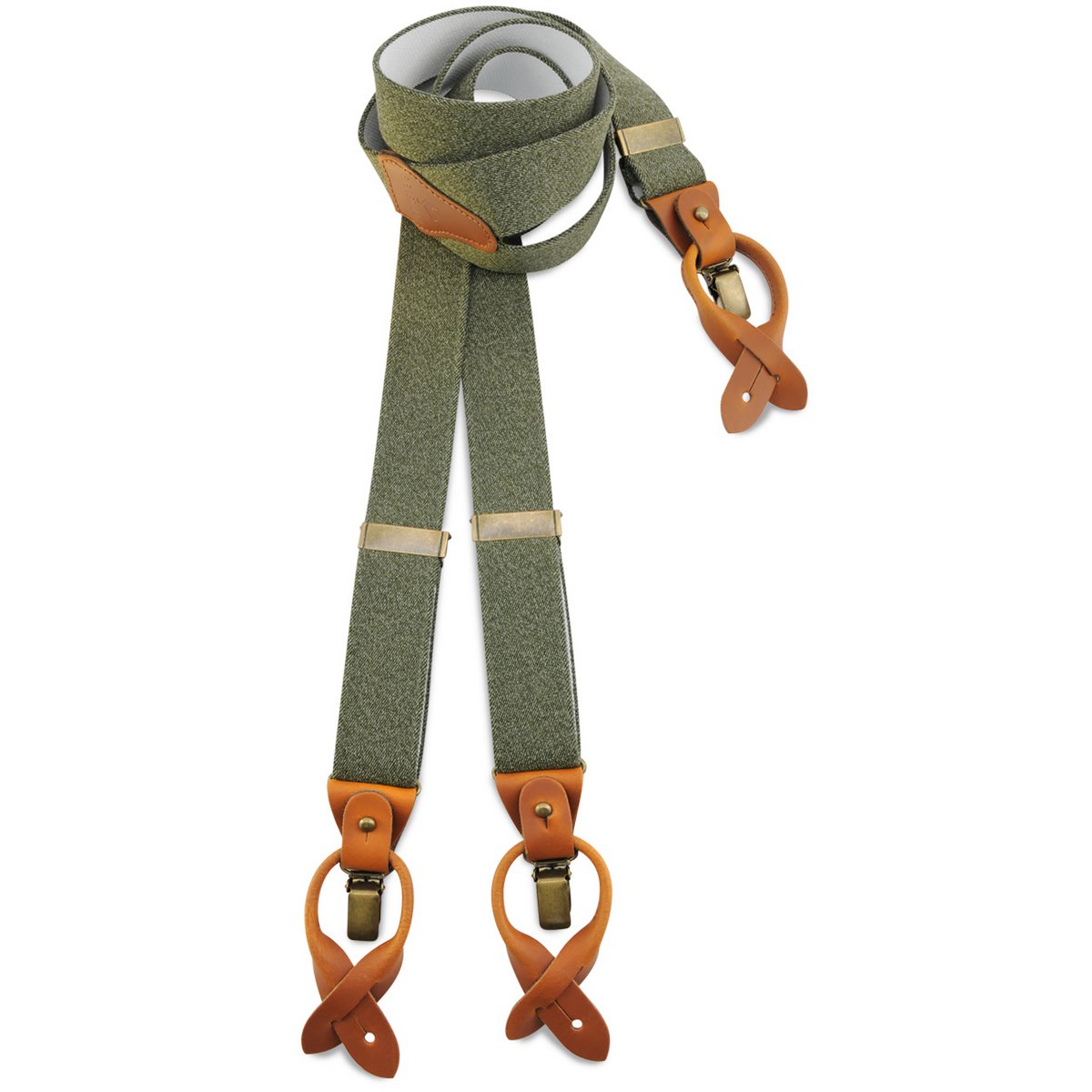 Bretelle di lusso Sir Redman Denim Urban verde