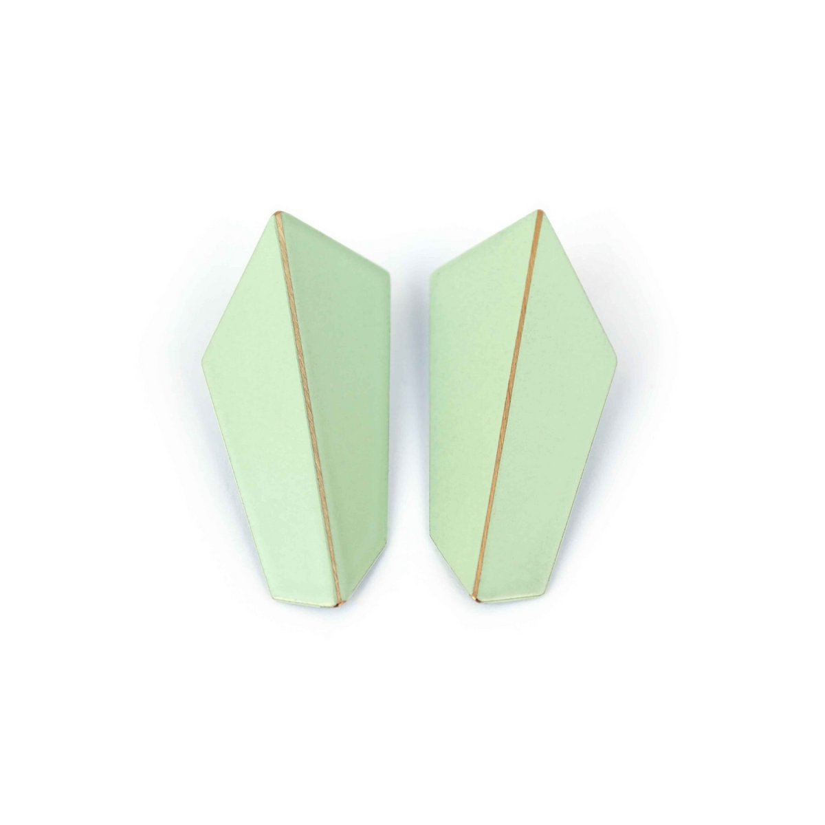 Boucles d'Oreilles Pliées Verticales