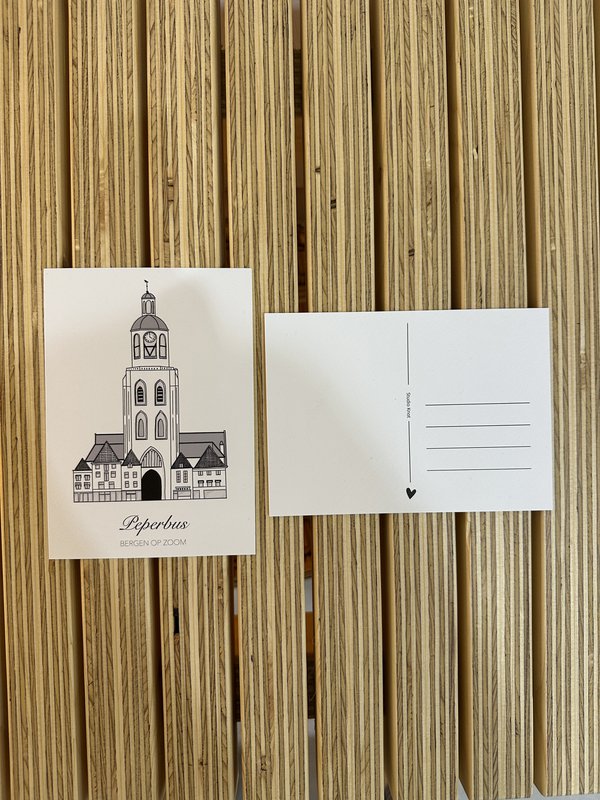 Postcard Peperbus Bergen op Zoom