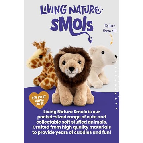 Living Nature peluche SMOLS Effraie des clochers peluche hibou