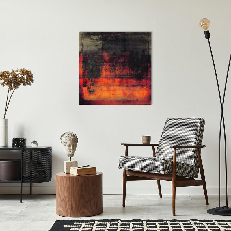 Acrylic glassbillede rød rust