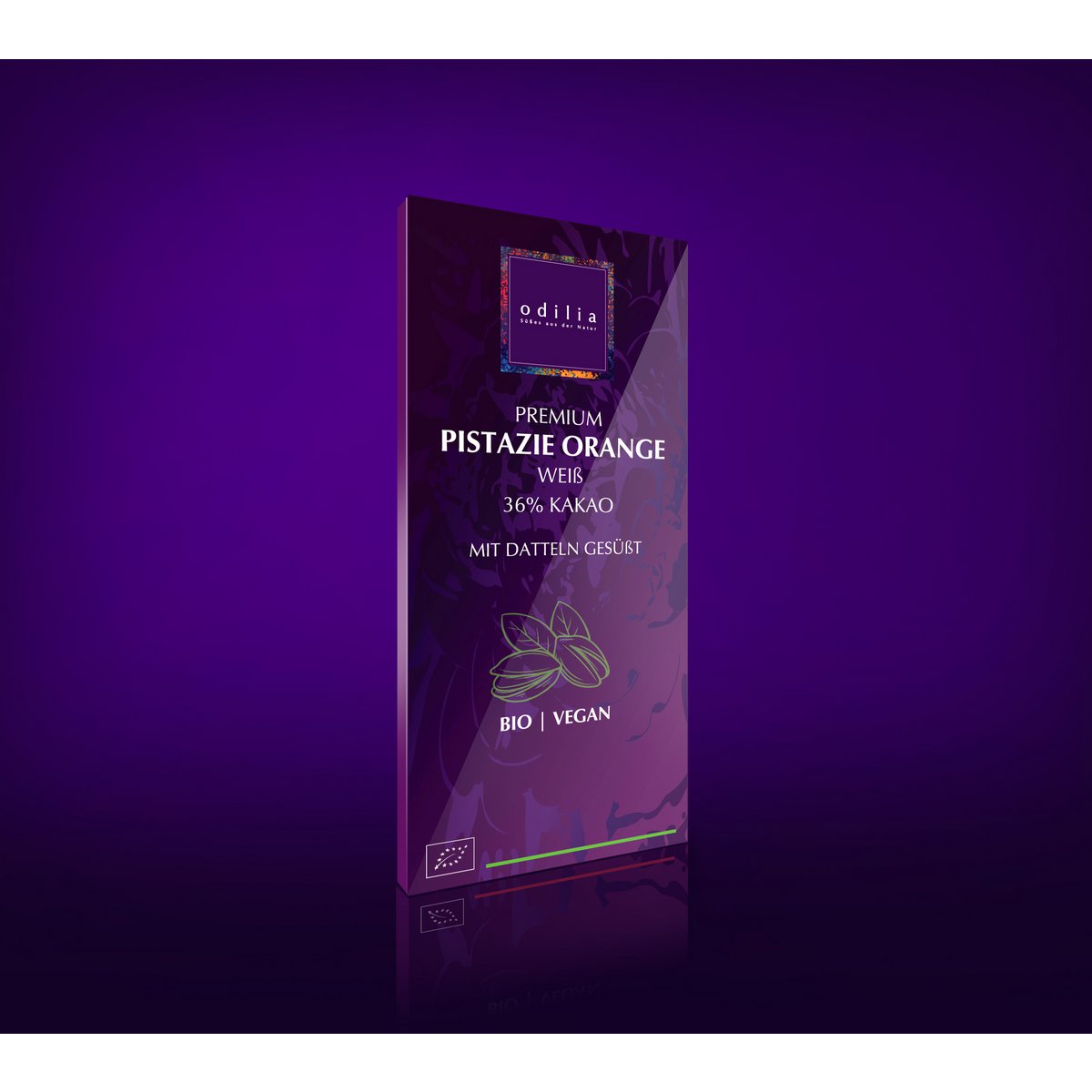 Chocolat Bio Pistache Orange Premium