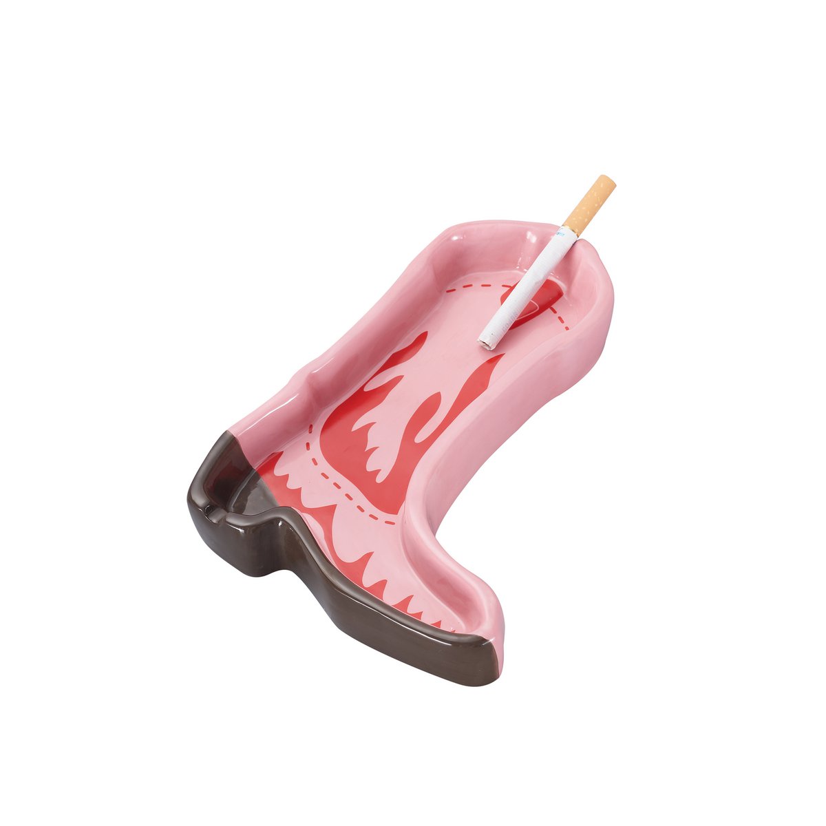 Cowboy boot ashtrays