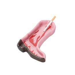 Cowboy boot ashtrays