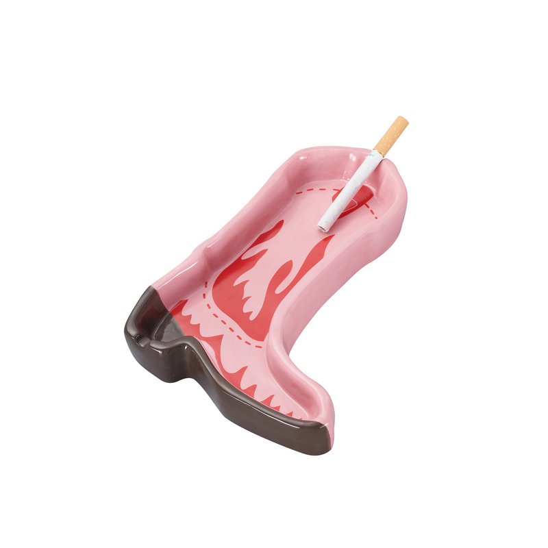 Cowboy boot ashtrays