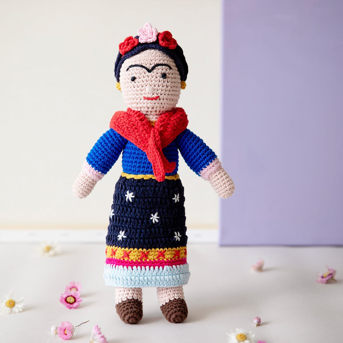 Hæklet Frida Kahlo