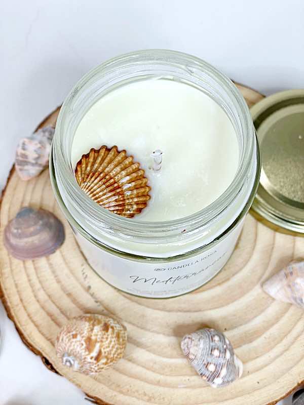 Mediterranean sea breeze scented candle 40 h - Mediterranean