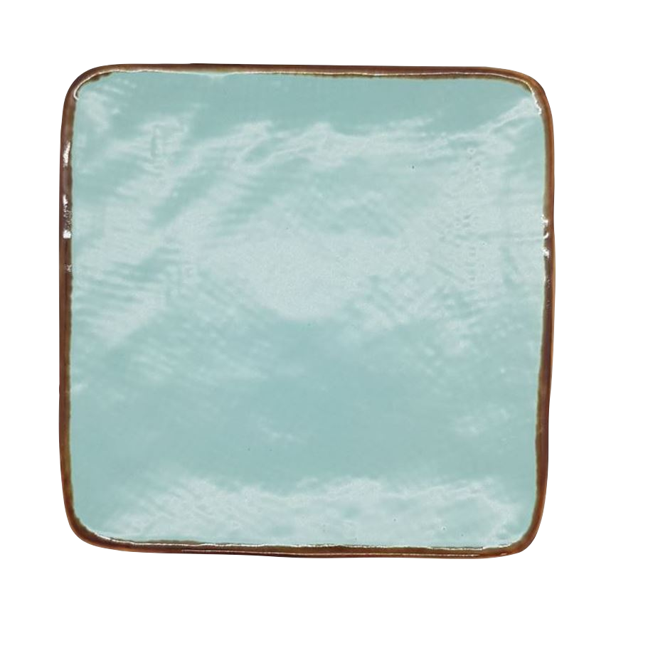 Streetfood - Tapas bordje Turquoise 11.5cm * 11.5cm