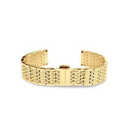 Armband 16 mm - Stahl Gold