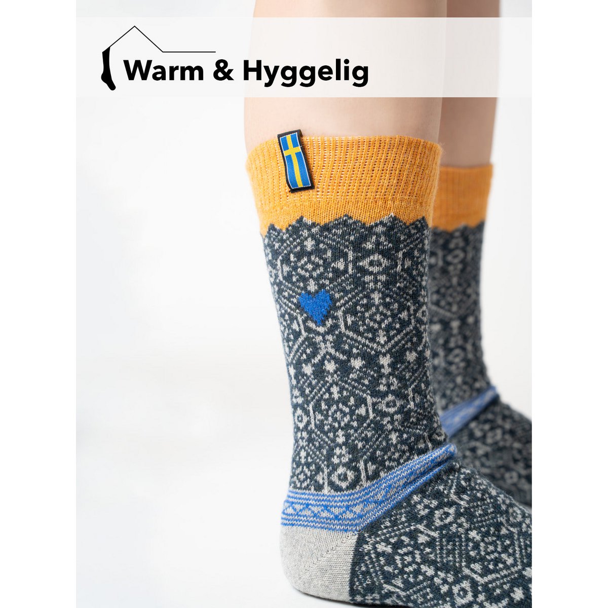 Calzini di lana scandinavi "Svezia"