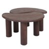 Salontafel Lina - Espresso Mangohout - Set van 2