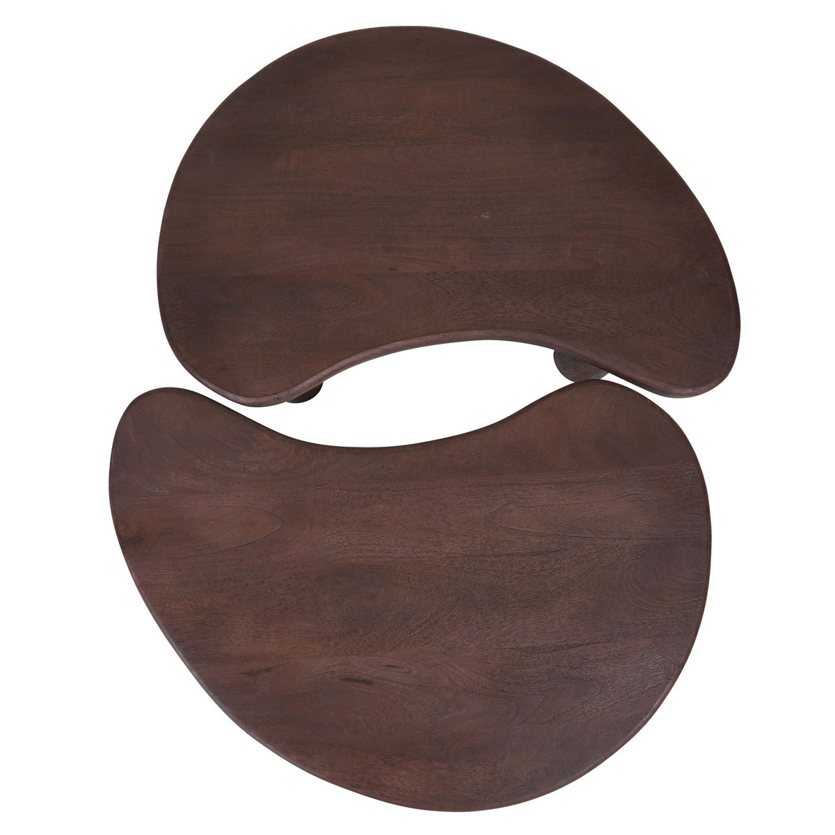 Coffee table Lina - Espresso Mangohout - Set of 2