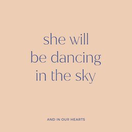 Karte "Dancing SHE"