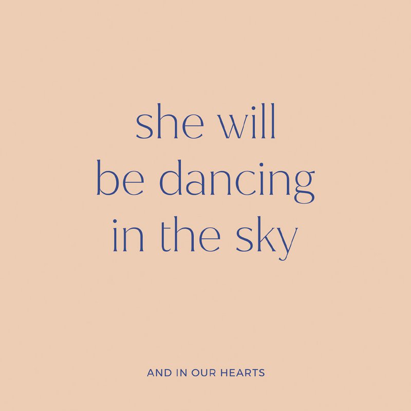 Karte "Dancing SHE"