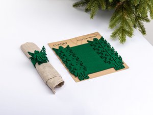 Christmas napkin rings ANGEL