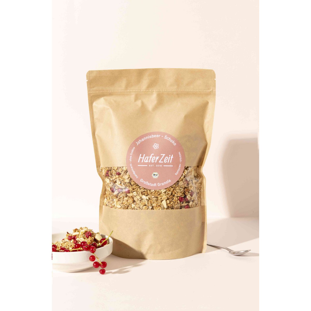 Økologisk solbær chokolade granola