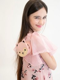 Kinderschoudertas - Gaspard het katje Roze
