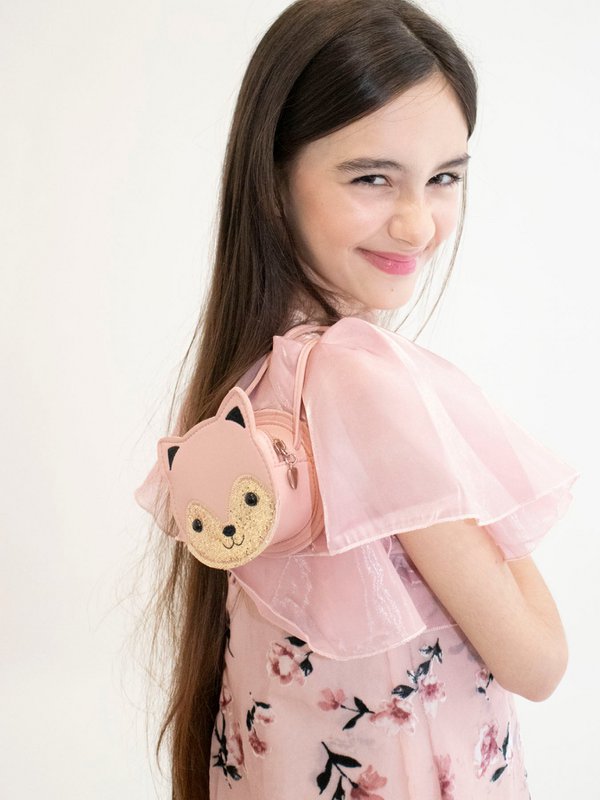 Kinderschoudertas - Gaspard het katje Roze