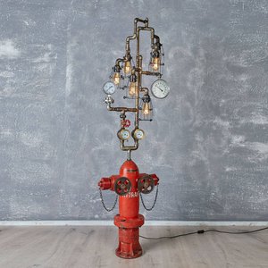 Alte Hidrant-Lampe