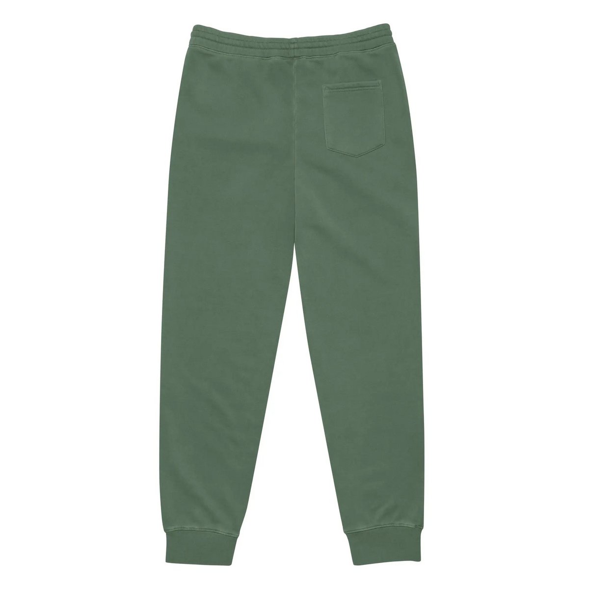 Self Love Unisex barwione pigmentowo spodnie dresowe z haftem w kolorze starego złota - spodnie dresowe unisex