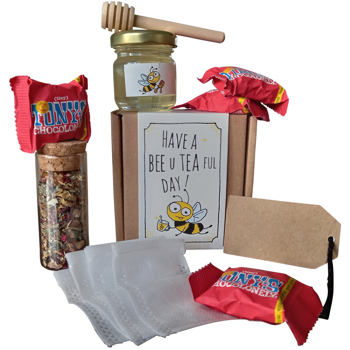 Thee cadeautje Have a bee u tea ful day