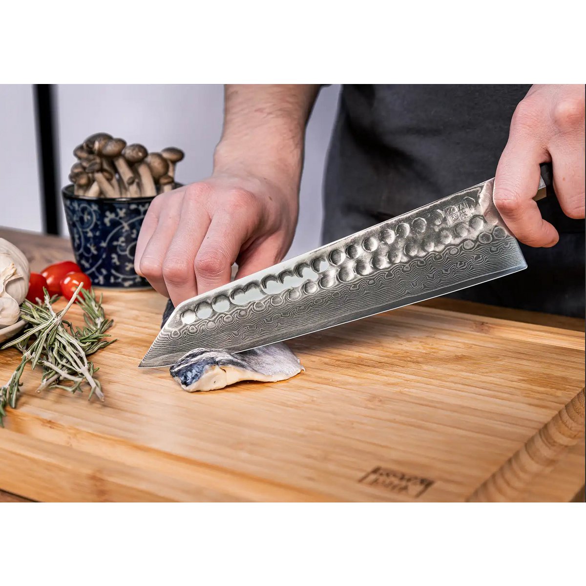 Kiritsuke Knife 210 mm - Bunka Damascus Collection