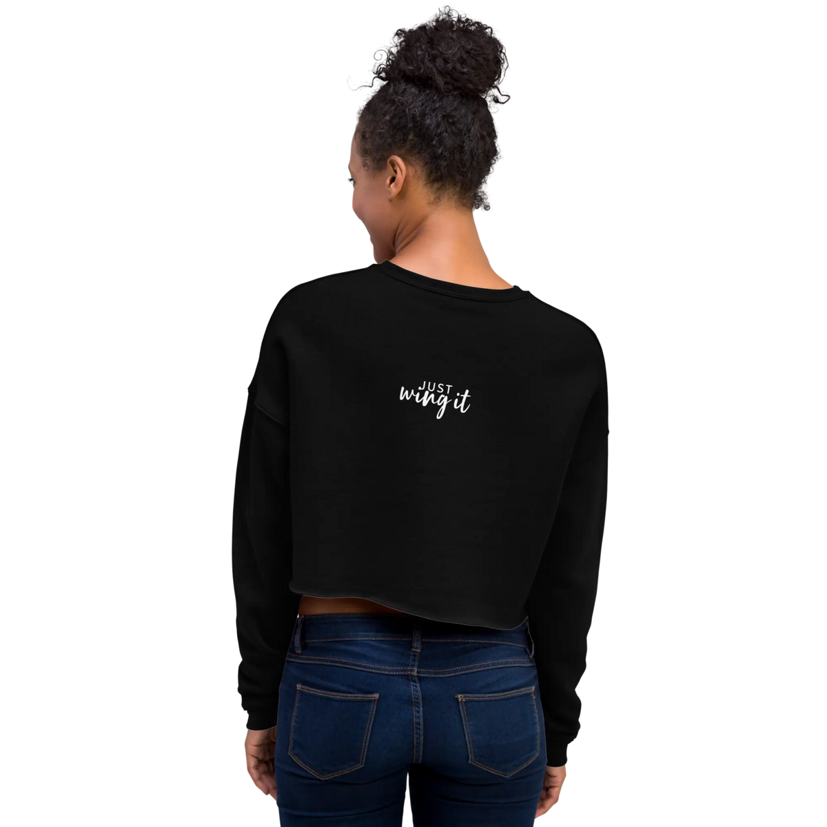 Live Bold Crop Sweatshirt - sweatshirt kvinder