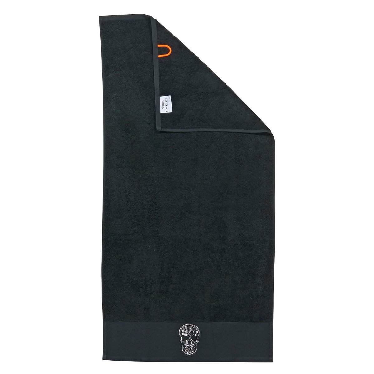 Black Handtuch 50x100cm