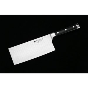 KATAHIRO ZEN 7.3" cleaver (chopping and herb knife) made of 67 layers of Japanese VG-10 ladder damask, fiber carbon handle