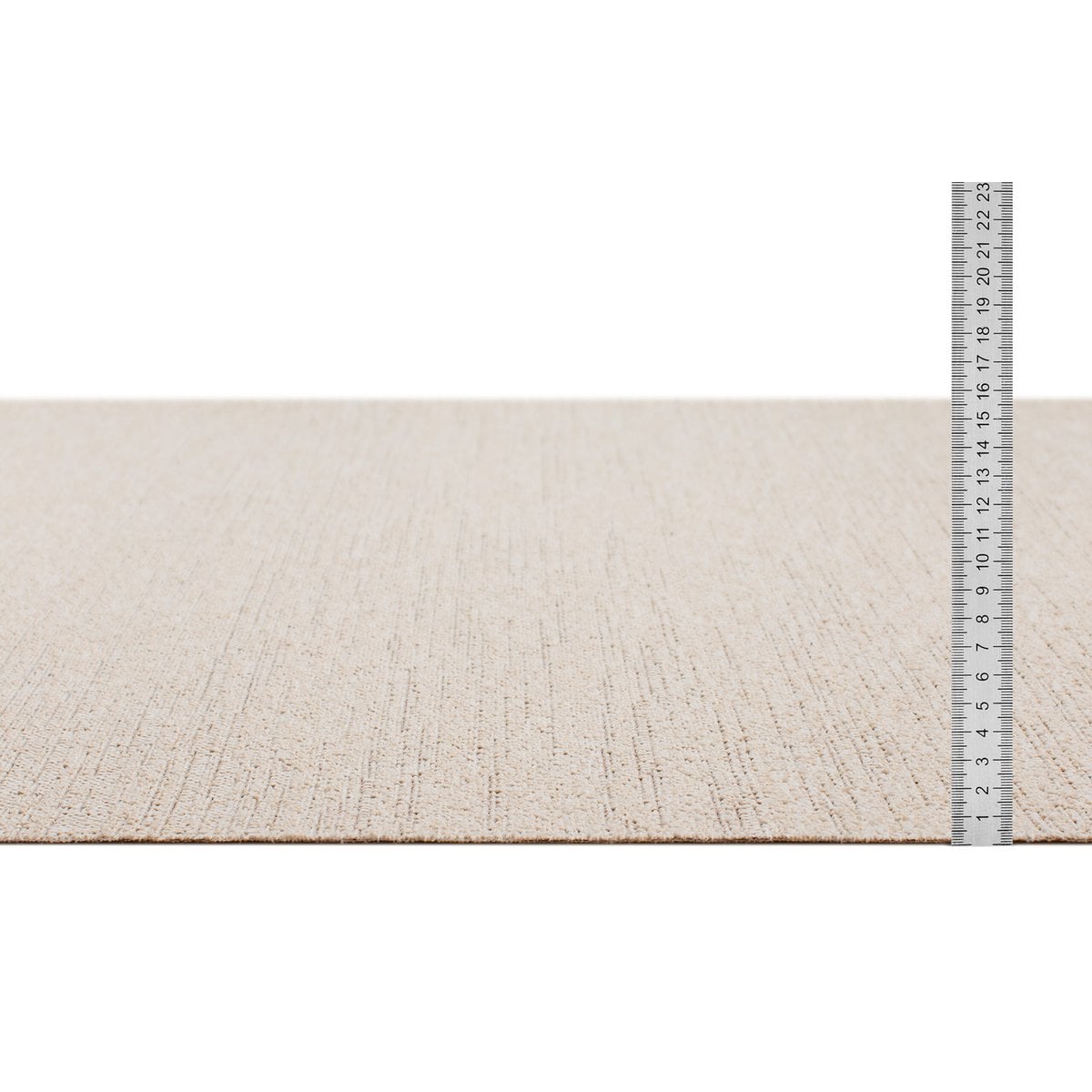 Vloerkleed voor binnen en buiten, Antislip - Uni Crème - 240cm x 330 cm - Balkon Terras Keuken, UV- en Weersbestendig, Modern Tuintapijt