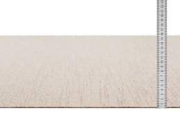 Tæppe til indendørs og udendørs, skridsikkert - Uni Cream - 240cm x 330 cm - Balkon Terrassekøkken, UV- og vejrbestandigt, Moderne Havetæppe