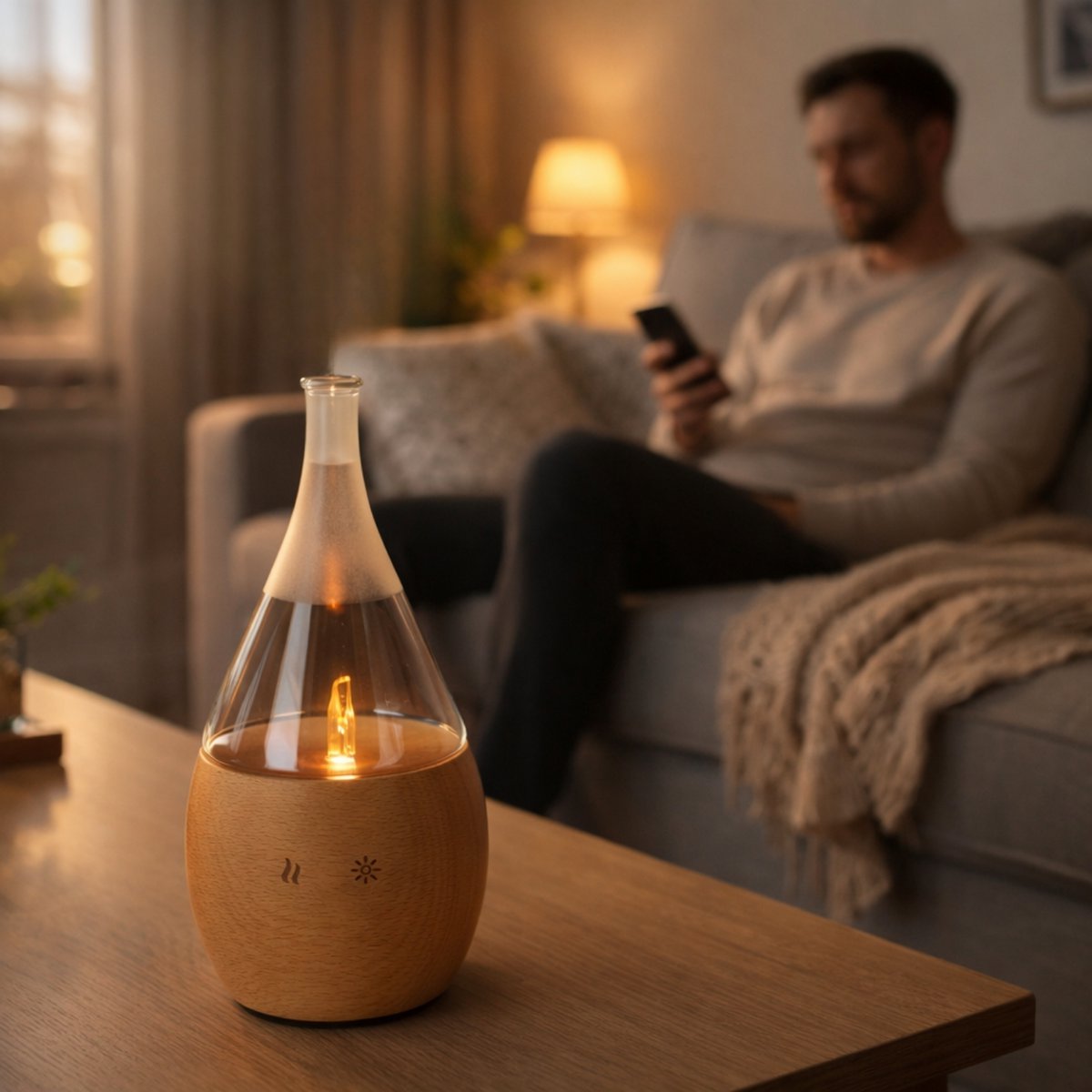 Nebulization Diffuser - Bolea - Touch Button - Aromatherapy Gift - Decoration Idea