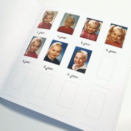 Skolefoto udfyldningsbog - 12 års skolebilleder
