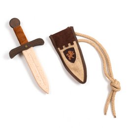 DAGGER KAMELOT NATUR + POUCH "BROWN" - ST404F