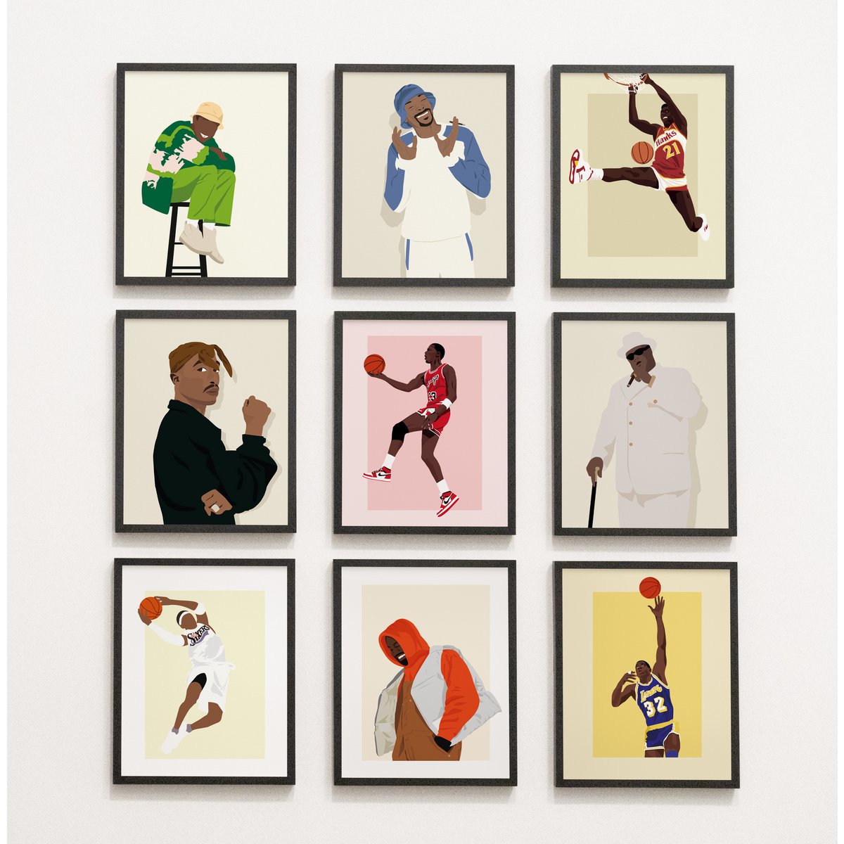 Poster "Notorious BIG" - A4 & 30x40cm - Art print