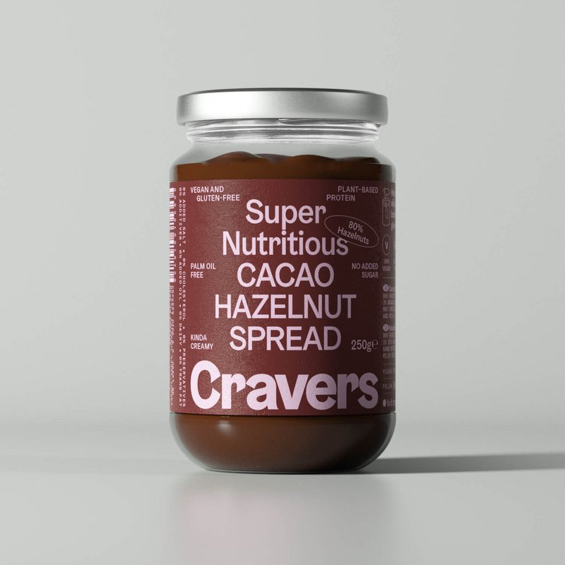Crema para untar de cacao y avellanas, 6 botes, 250 g