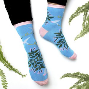 Secret Garden Birds Socken