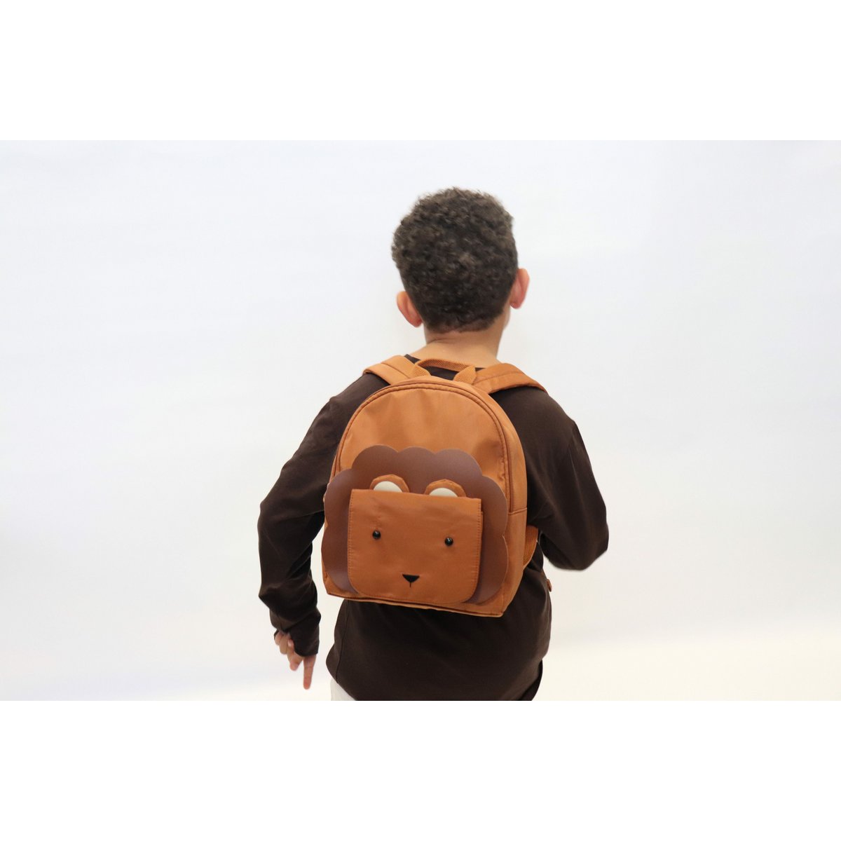 Animal fashion rugzak voor kinderen de leeuw - MEERA Bronze