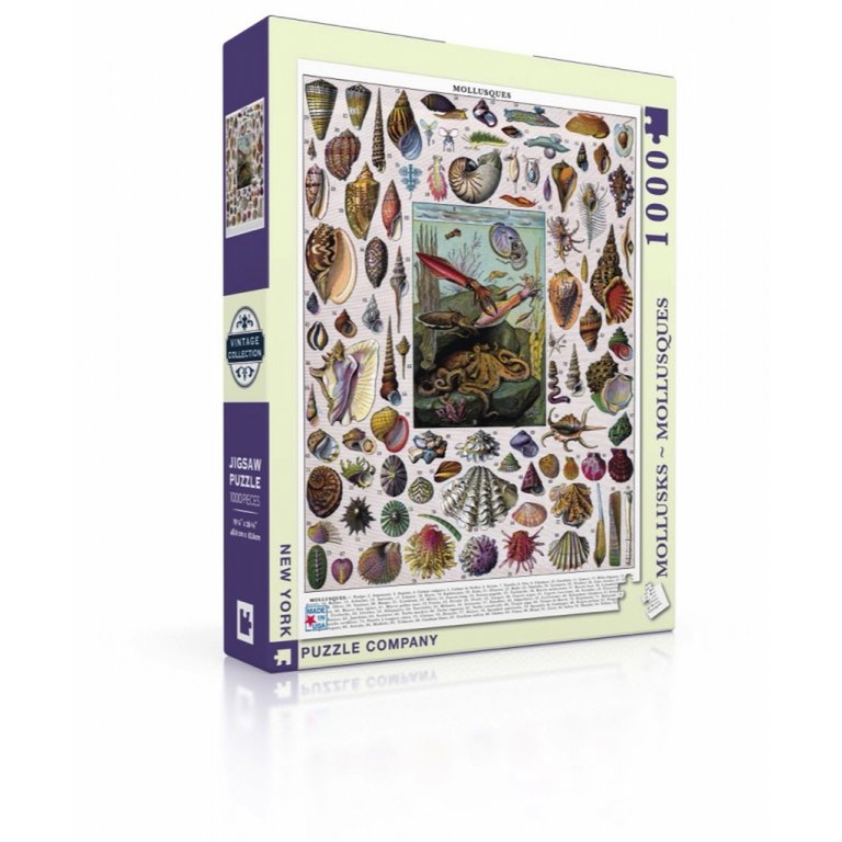 New York Puzzle Company Puzzle Mollusks - 1000 pieces