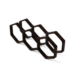 Geometric Wooden Bathroom Roll Holder, Honeycomb‑Inspired Rustic Bath Accessory, Perfect Gift for Housewarming or Home Décor