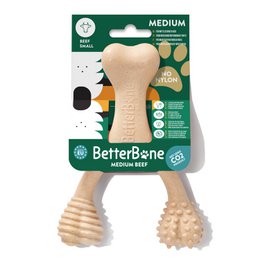 BetterBone Dogs Kauchebülen - Lille medium oksekød (uden nylon, CO2 neutralt lavet i Europa)