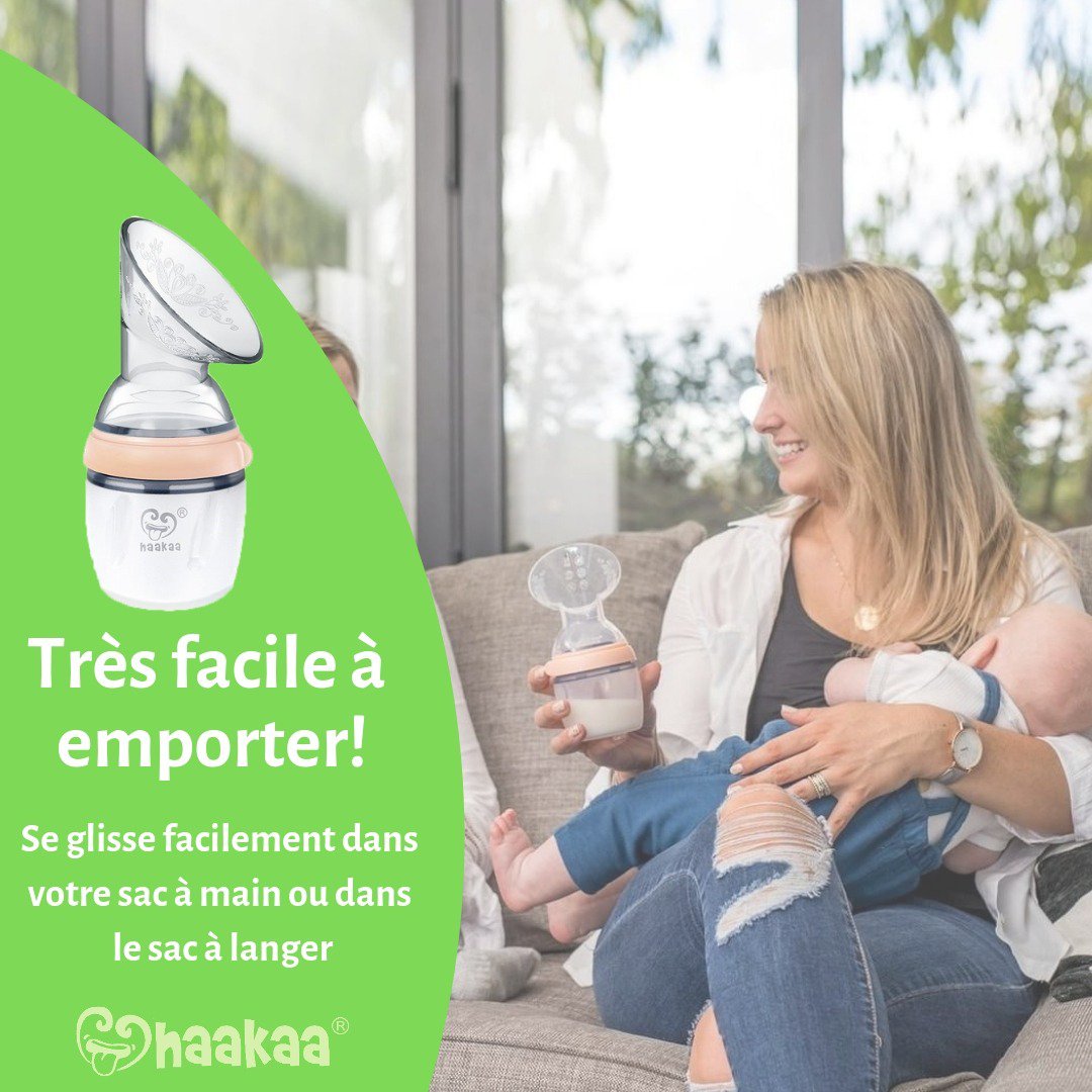 Pack Haakaa Generation 3 Collection-Milch + Flasche 160ml