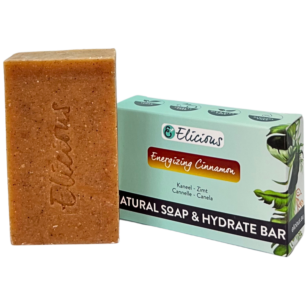 Handmade natural soap Energizing Cinnamon 100g