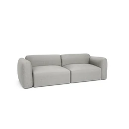 3-Seater Sofa Bed NORREBRO - Silver