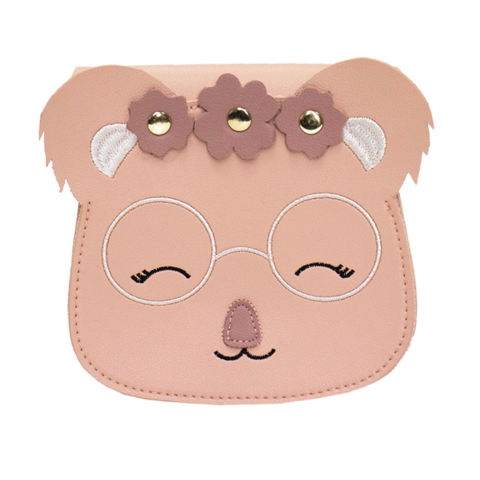 Kinderschoudertas - Yumi de kleine koala Roze